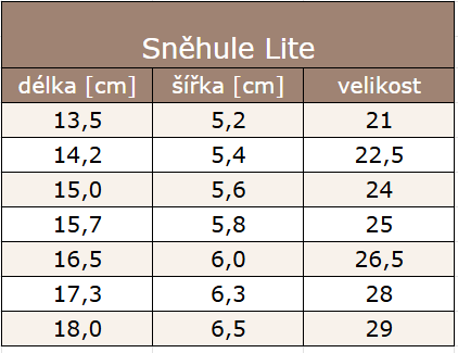 Lite sněhule